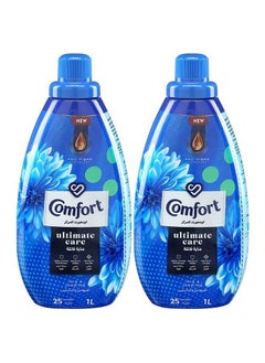 Ultimate Care Fabric Softener, Iris & Jasmine, Pack Of 2, 1L