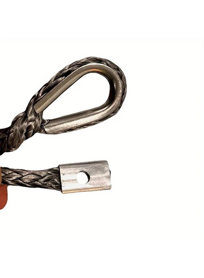 Blue High Strength PE Synthetic Winch Rope 13500lbs 26mx8mm 12 Strand Cable for Trucks Boats ATVs - Image 4