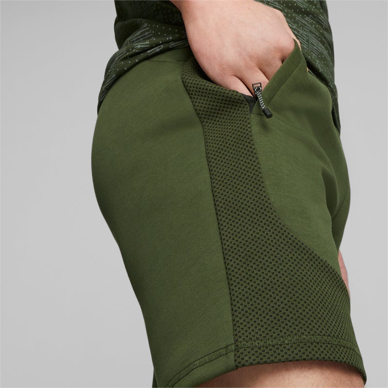 PUMA Evostripe Mens Green Shorts - Image 4