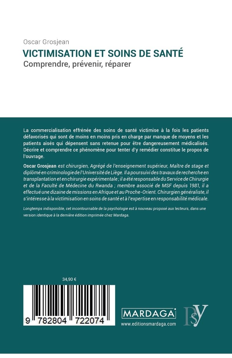 Victimisation et soins de santé: Comprendre, prévenir, réparer  - Image 2