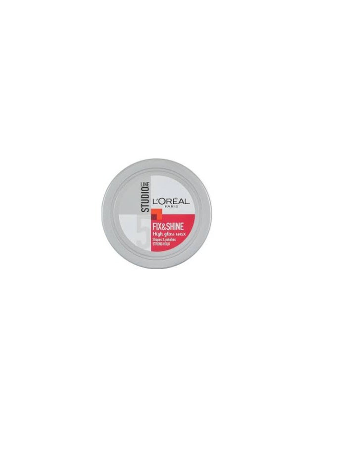 L'OREAL PARIS - studio Line Fix and Shine Wax Hårvoks 75 ML - Image 1