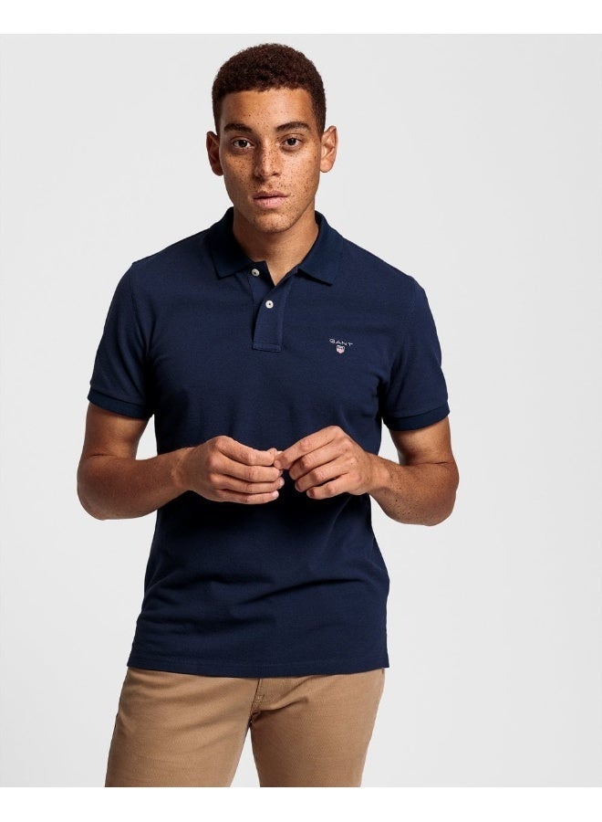 Gant Original Regular Fit Pique Polo Shirt - Image 1