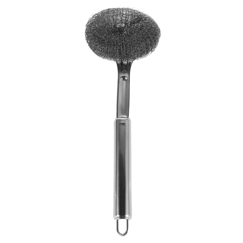 Multifunctional Long Handle Dish Brush Gentle Scrubber for Stainless Steel Cookware - Image 2