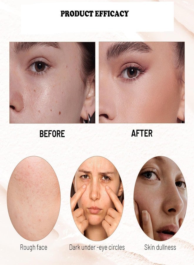 Nuvex 2-in-1 Korean Anti-Wrinkle Foundation Stick with Brush | Luxury Hydrating Makeup Stick | Waterproof, Long-Lasting, Lightweight Coverage for All Skin Types | Conceals Blemishes, Natural Color - Image 2