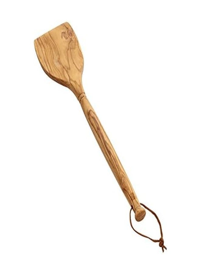 Sabatier Olivewood Turner, Perfect for flipping, scraping, and chopping food, 13.96 x 3.30 x 0.83 " - Image 1