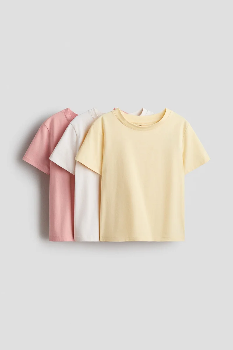 اتش اند ام بلوزات قطنية - عبوة من 3 قطع