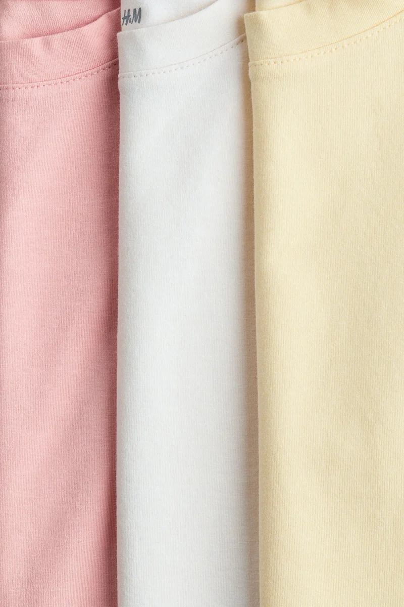 اتش اند ام بلوزات قطنية - عبوة من 3 قطع