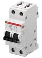 ABB ABB S202C16 MINIATURE CIRCUIT BREAKER 2P C 16A 