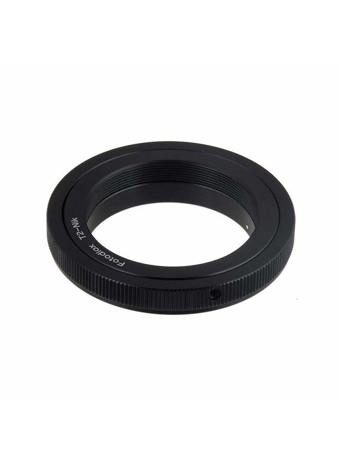 Fotodiox Lens Mount Adapter Compatible with T-Mount (T/T-2) Thread Lenses to Nikon F-Mount Cameras - Image 2
