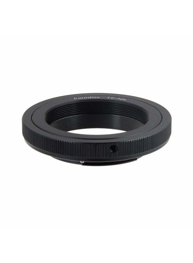 Fotodiox Lens Mount Adapter Compatible with T-Mount (T/T-2) Thread Lenses to Nikon F-Mount Cameras - Image 1