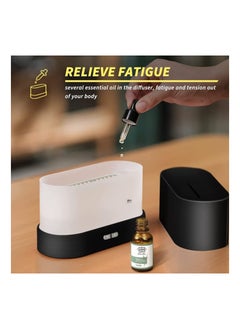 Houmt Air Humidifier with High Performance for Home and Office Essential Oil Diffuser with Flame Light, 180mL Aromatherapy Mist Humidifier, Quiet Aroma Air Diffusers with Auto Shut-Off Protection  - Image 4