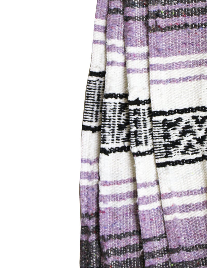 Canyon Creek Authentic Mexican Yoga Falsa Blanket (Light Purple) - Image 5