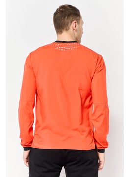 Hoka Men Sportswear Fit Long Sleeve Outdoor Wind Shell Jacket, Orange  - Image 2