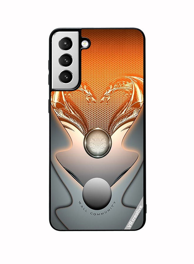 VR CREATIVE Protective Case Cover For Samsung Galaxy S22 5G Wall Community Design Multicolour - Image 1