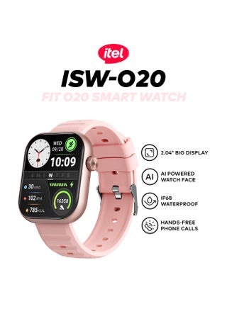 220 mAh O20 Smartwatch - 2.04'' Display, IP68 Waterproof Rose Gold - view 2