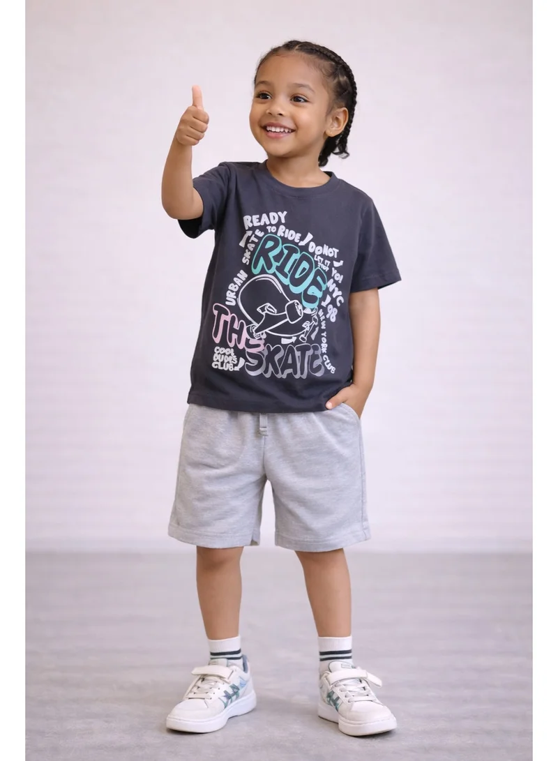 Victor And Jane  Boys’ Multipack – Graphic T-Shirts & Shorts Set (4 Pack) for Men | Best Price UAE