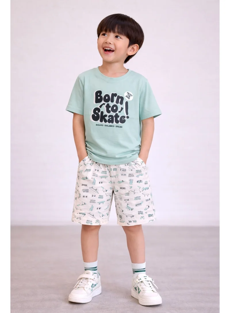 victor and jane Boys’ Multipack – Graphic T-Shirts & Shorts Set (4 Pack)