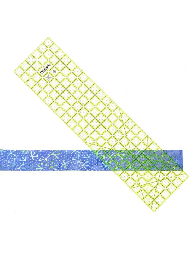 Omnigrid Omnigrip 6" x 24" Non-Slip Rectangle Quilting Ruler - Image 2