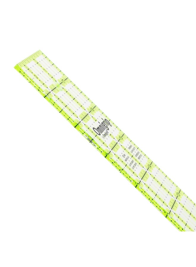 Omnigrid Omnigrip 6" x 24" Non-Slip Rectangle Quilting Ruler - Image 3