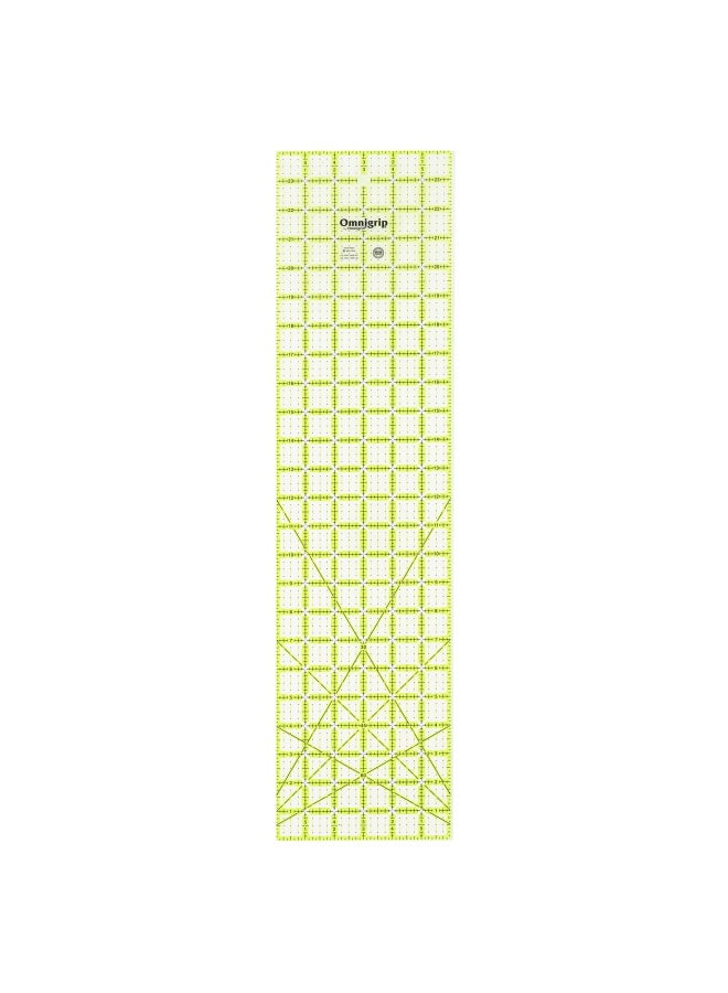Omnigrid Omnigrip 6" x 24" Non-Slip Rectangle Quilting Ruler - Image 1