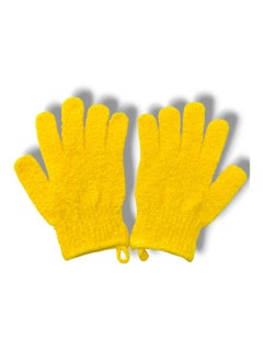 VENDIX 2pcs Exfoliating Gloves - Body Scrub Wash Mitt for Bath & Shower - Exfoliation Bath Glove For Men and Women, bath gloves gives you deep clean and glowing skin  - Image 1