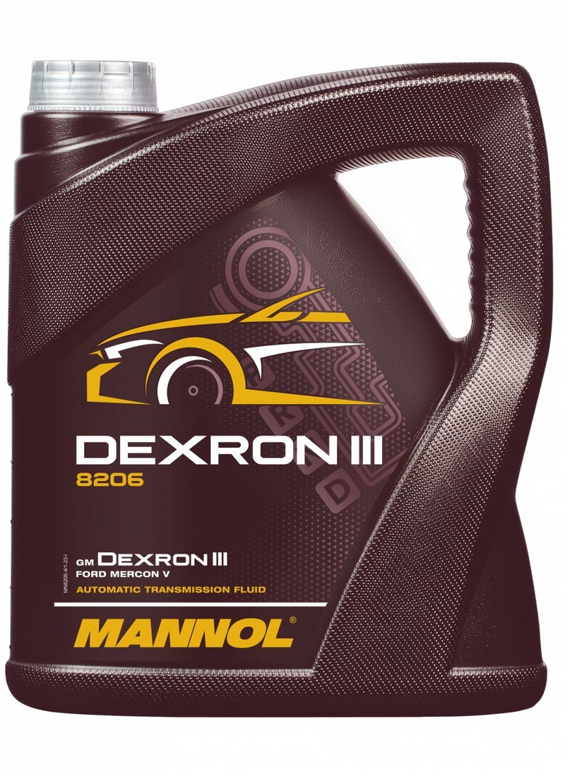 MANNOL Mannol Dexron III 8206 Automatic Transmission Fluid 4 Liters  - Image 1