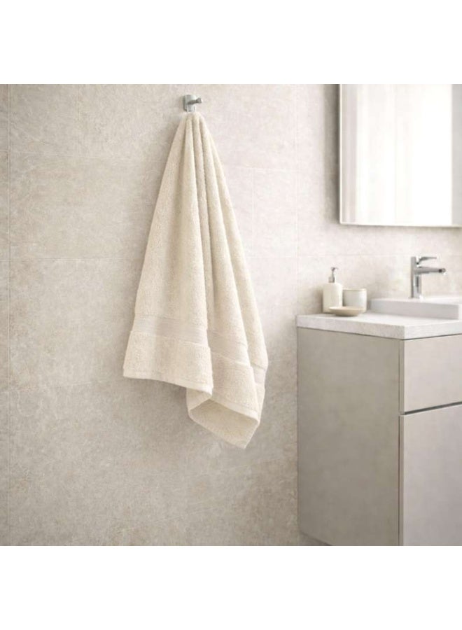 Pan Home Ultra Luxe Turkish Cotton Hand Towel 50x90 cm - Cream - Image 1