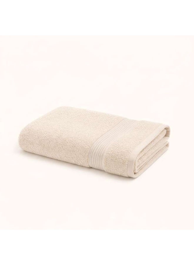 Pan Home Ultra Luxe Turkish Cotton Hand Towel 50x90 cm - Cream - Image 3