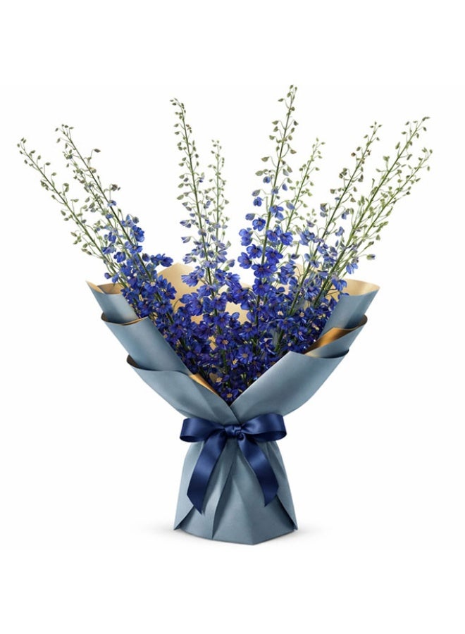 Delphinium Blue, 90cm - 4 Stems, Kenya