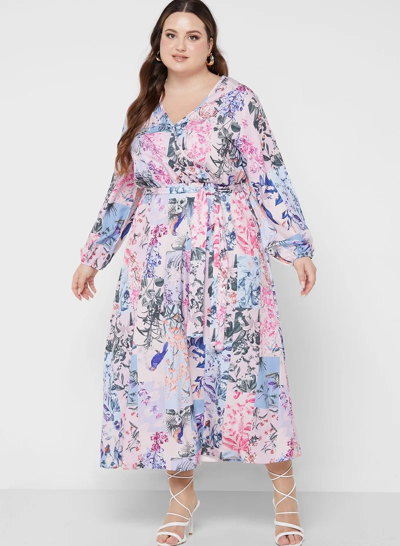 Ella Plus Printed Dress