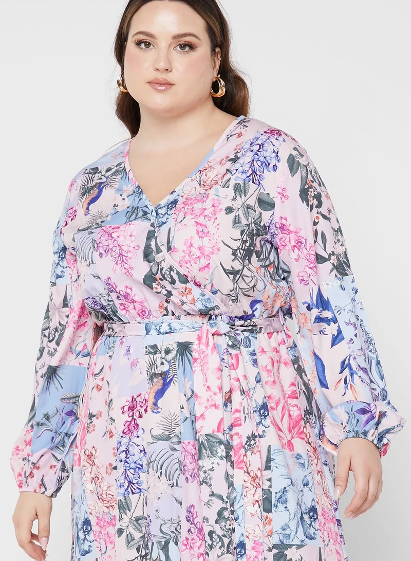 Ella Plus Printed Dress