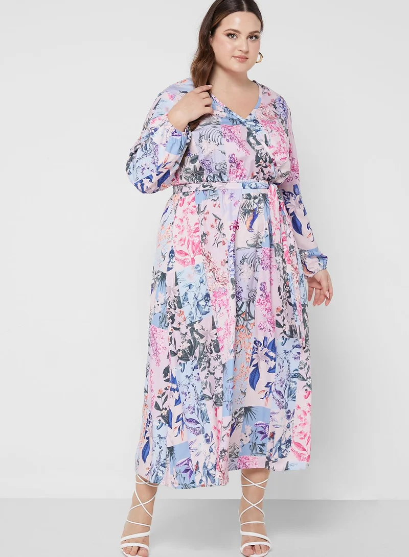 Ella Plus Printed Dress