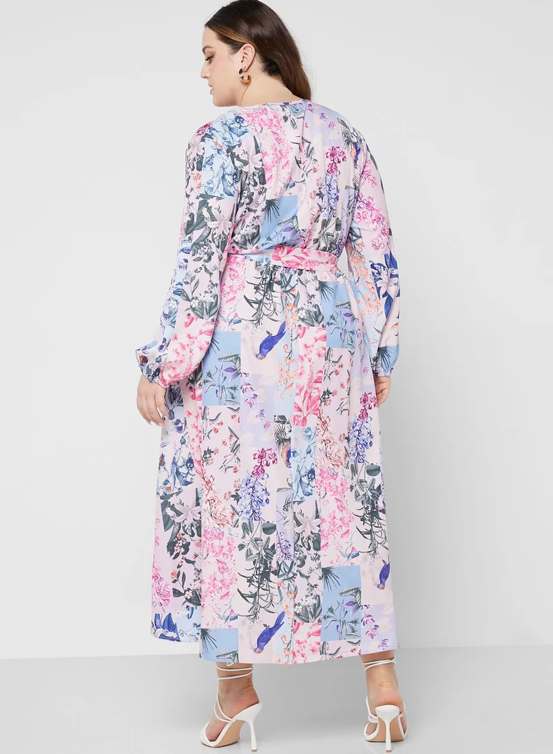 Ella Plus Printed Dress