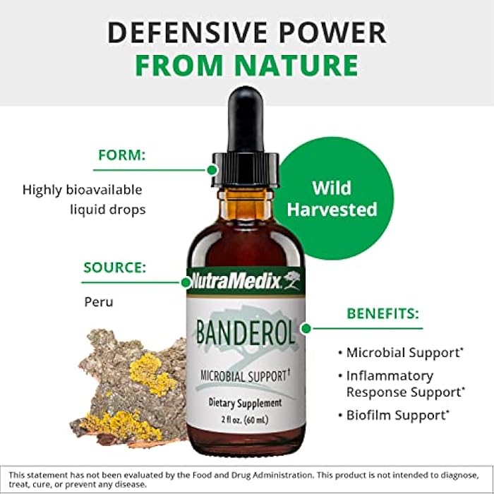 NutraMedix Daily Immune Support Supplement - Banderol Herbal Supplements for Immune System Support - Vegan Tincture - Bioavailable Otoba Bark Extract Liquid Drops (1 oz/30 ml) - Image 4