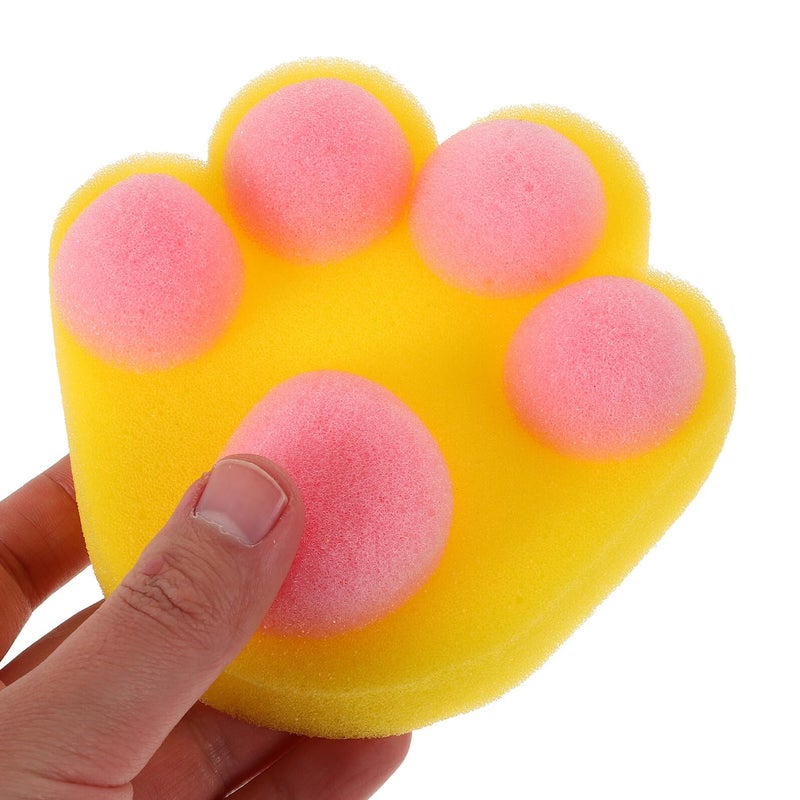 Soft Exfoliating Loofah Poufs 4Pcs Cute Cartoon Animal Bath Sponges Set - Image 5