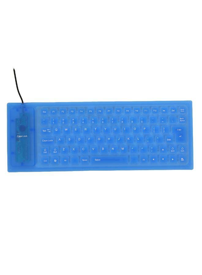 NIBEMINENT Flexible Rollup Keyboard - English Blue  - Image 2