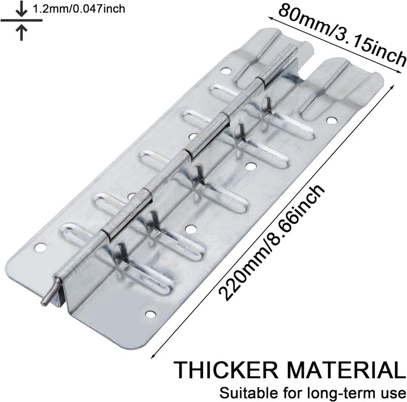 KR. LIF 8" Raised Garden Bed Corner Brackets 8 PCS - Pallet Collar Hinges -Stackable and Collapsible for Custom-Depth Raised Garden Bed, Pet Enclosures, Home Storage, and Organization Solutions (8) - Image 3