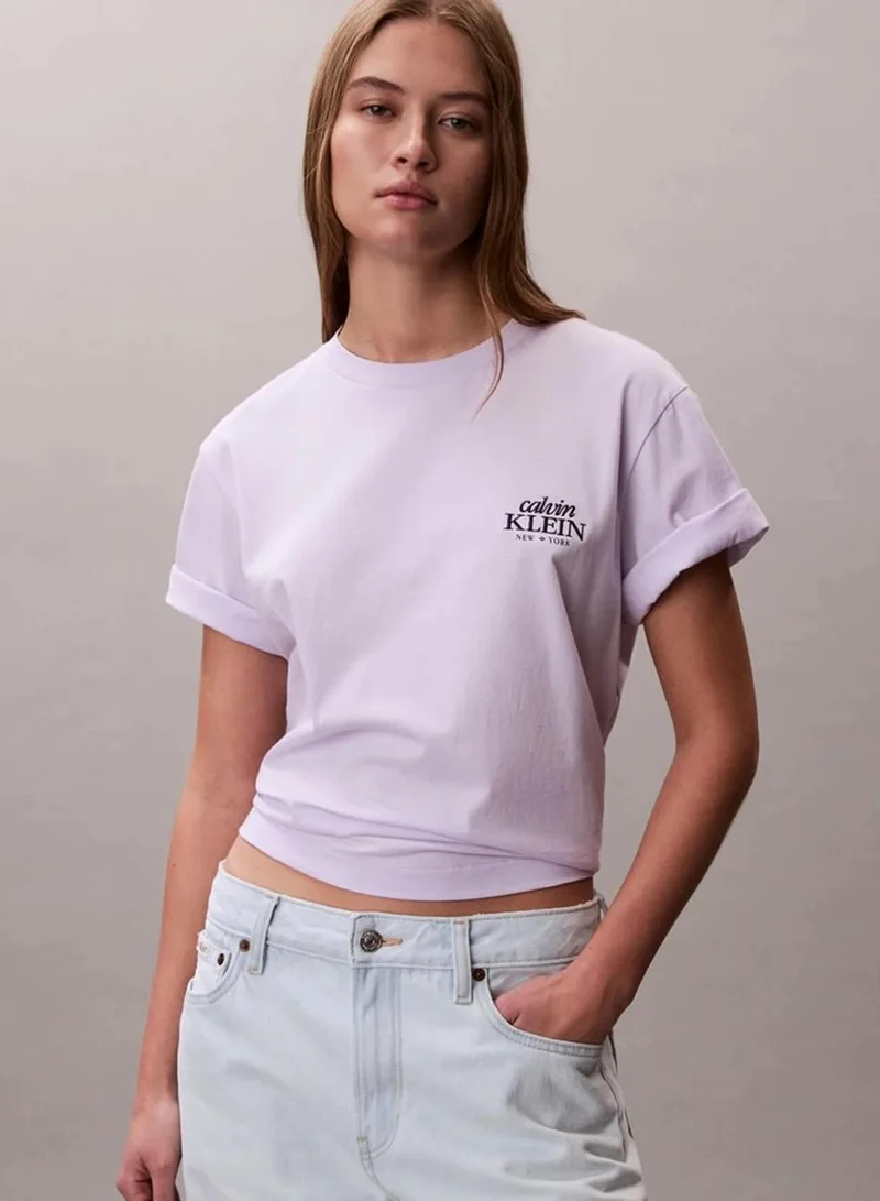 Relaxed Embroidered Logo T-Shirt