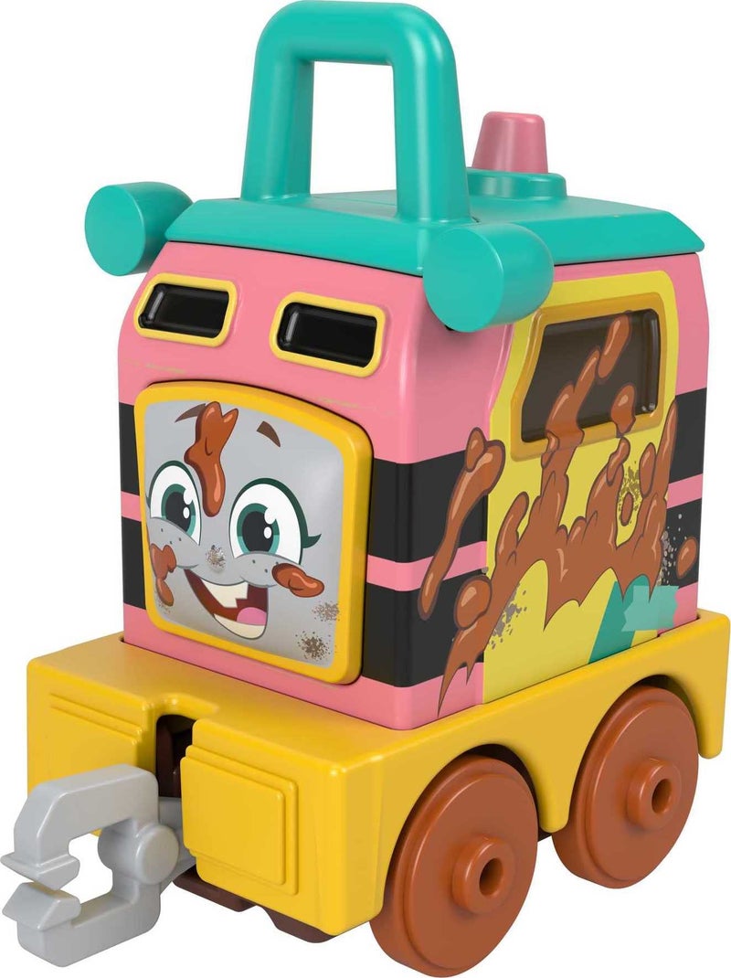 Thomas & Friends Fisher-Price Fix ‘em Up Friends Motorized Vehicle Set with Toy Train Engine and Crane for Kids Ages 3 Years and up - Image 2