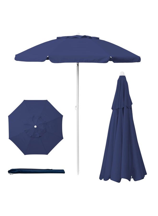 PICNIC TIME ONIVA - a Brand Outdoor Canopy Sunshade Beach Umbrella 5.5' - Small Patio Umbrella - Beach Chair Umbrella, (Navy Blue) - Image 1