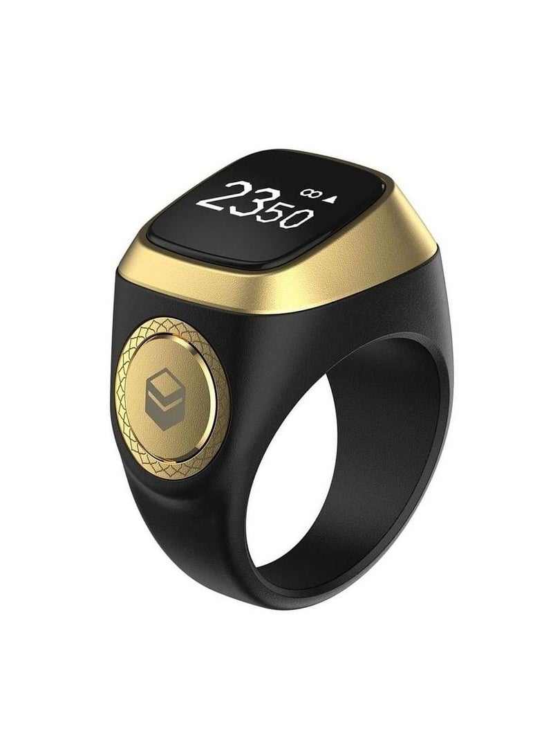 iQIBLA Smart Tasbih Plastic Zikr Lite Ring Black 20MM - Image 2