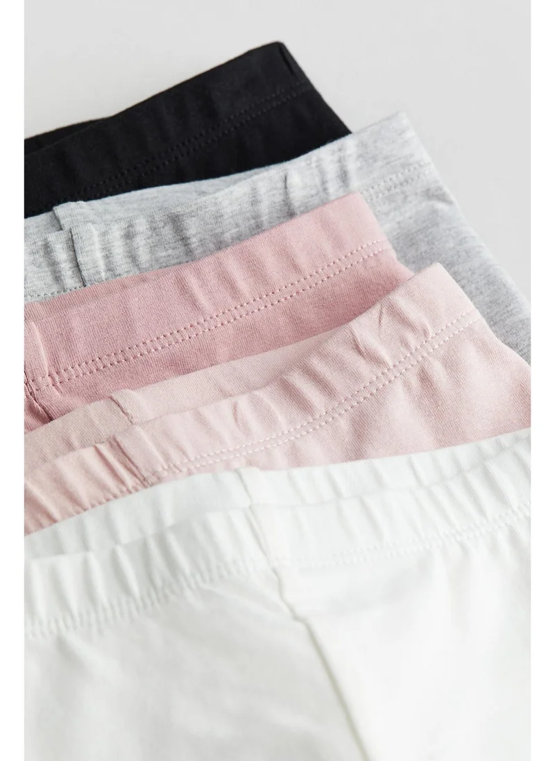 H&M 5-pack cotton leggings