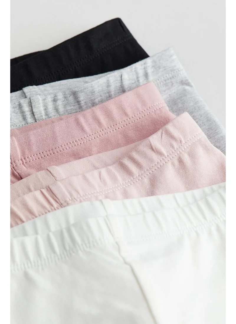 H&M 5-pack cotton leggings