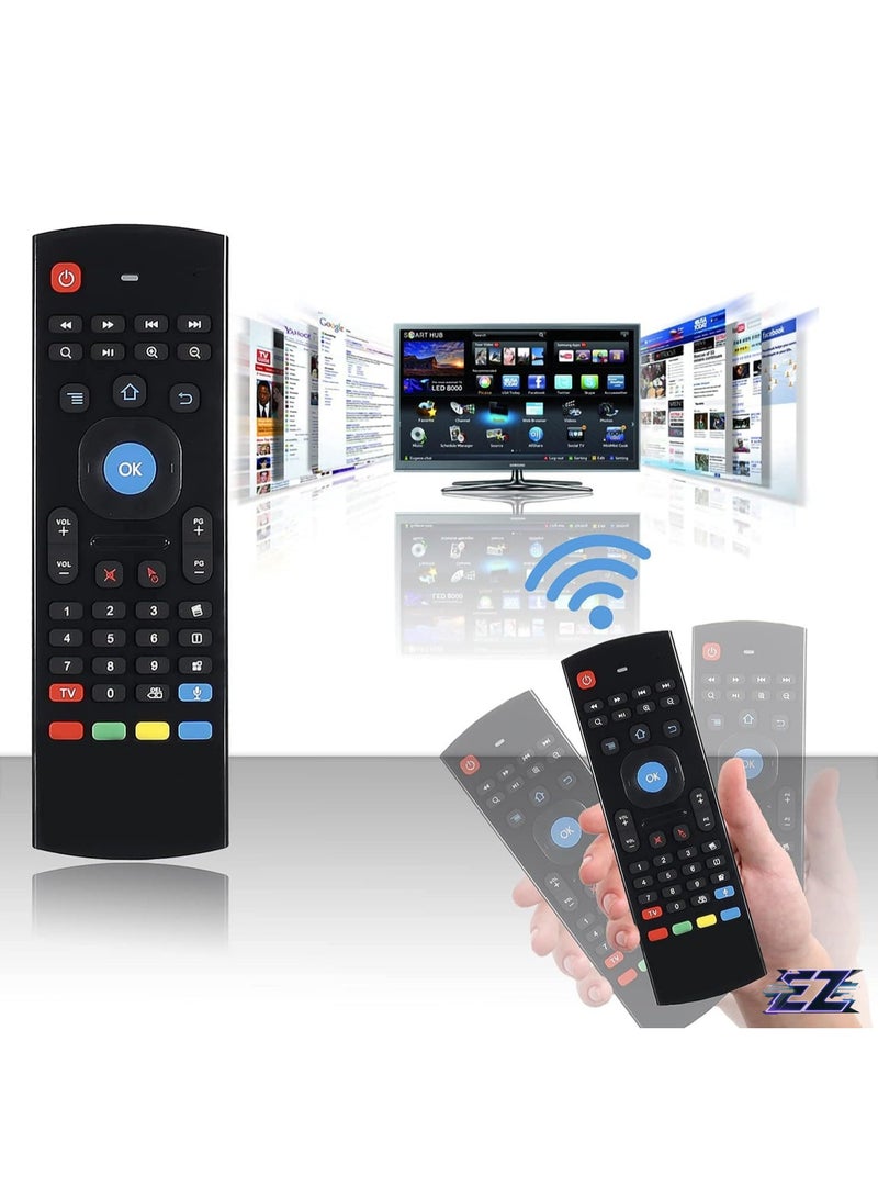 ELTRAZONE 2.4GHz Wireless Mini Mouse Remote Control with Audio Input for Android TV and IR Remote Control for Android TV Box Mini PC Mac OS with battery - Image 2