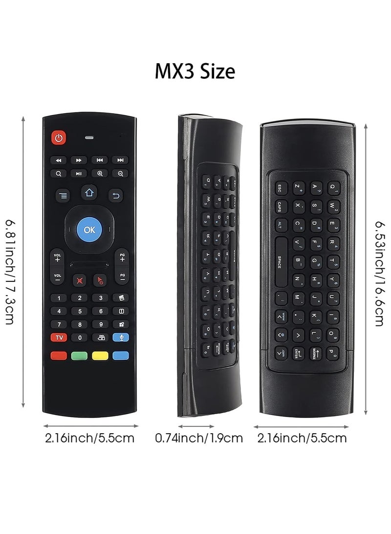 ELTRAZONE 2.4GHz Wireless Mini Mouse Remote Control with Audio Input for Android TV and IR Remote Control for Android TV Box Mini PC Mac OS with battery - Image 4