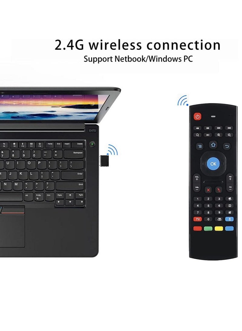 ELTRAZONE 2.4GHz Wireless Mini Mouse Remote Control with Audio Input for Android TV and IR Remote Control for Android TV Box Mini PC Mac OS with battery - Image 5