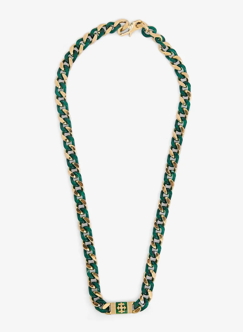 GUESS Rebel Moon Logo Necklace