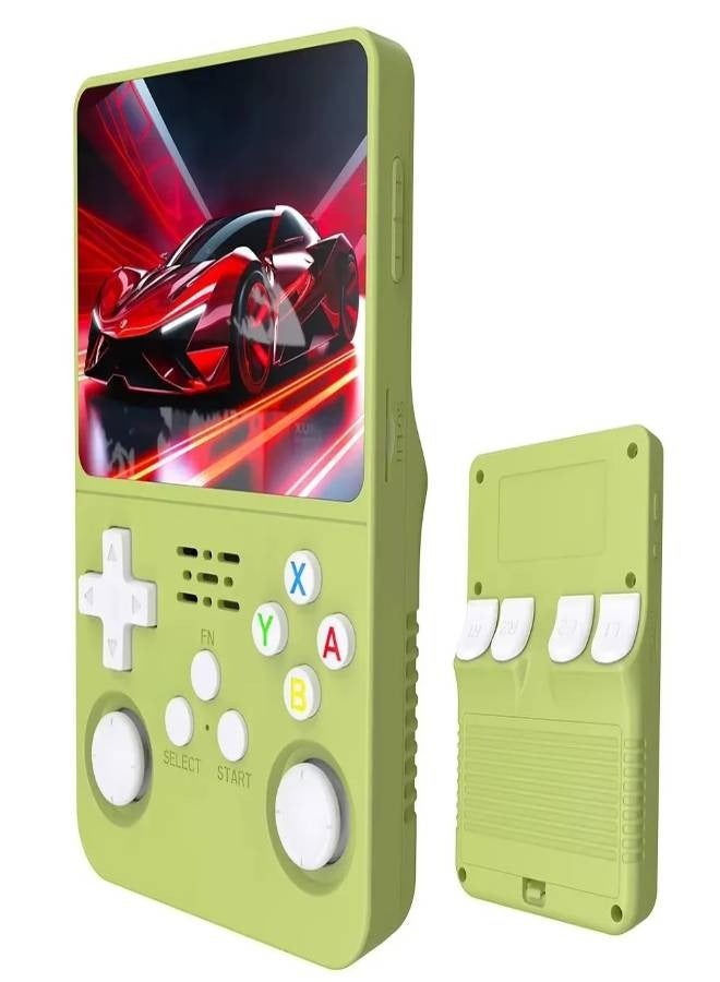 AROAQ Open Source Retro Handheld Game Console, Portable R36S Console with Integrated Dozens Emulator, Pocket Games Emulator with 3.5 Inch IPS 640 x 480 Screen, Supports OTG and Memory Card, (64GB Memory Card)  - Image 1