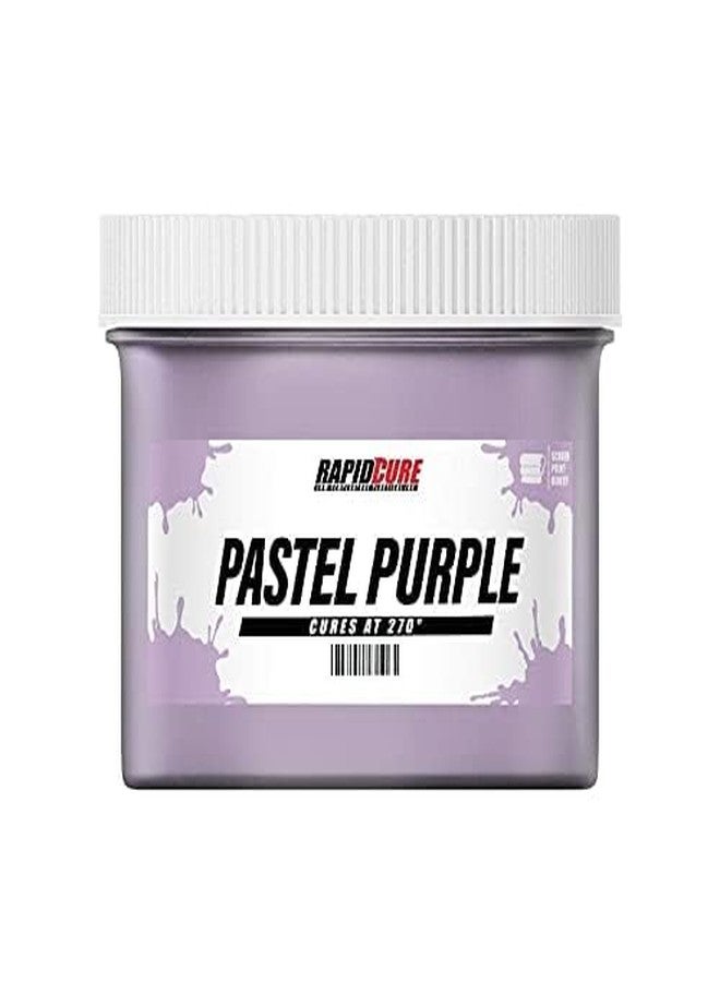Screen Print Direct Rapid Cure® Screen Printing Ink Pastel Purple (8 oz.) - Plastisol Ink for Screen Printing Fabric - Low Temperature Curing Plastisol by Screen Print Direct - Purple Plastisol Ink for Silk Screens - Image 2