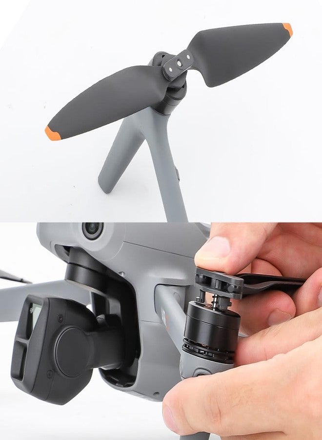 BEHORSE 4Pcs Air 3/3S Propellers+Air 3 Propeller Holder Strap for DJI Air 3 Accessories,Propeller Guard Strap,Low-Noise Blades Props Wings Replacement Accessories - Image 3